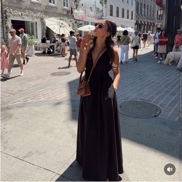 NWT ZARA LONG DRESS WITH TIES SIZE XS 
🚨FIRM PRICE NO  DISCOUNT - Picture 14 of 15